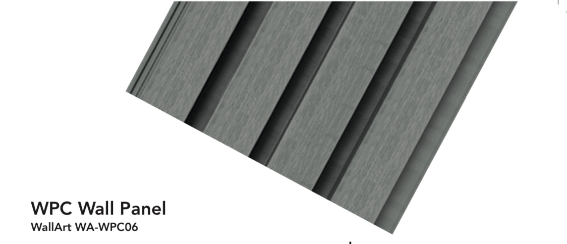 Wall Exterior Panel - Gray Oak